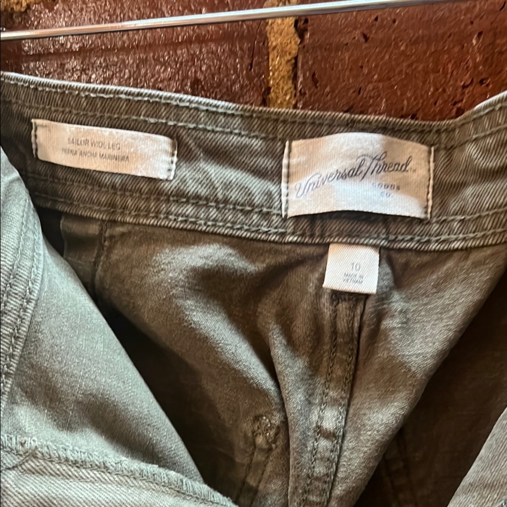 Universal Thread Wide Leg Pants - Olive - Picture 3 of 8